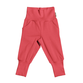 Broekje Rib Solid Red | Maxomorra