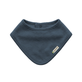 Dribble Bib Sweat Solid Blue | Maxomorra