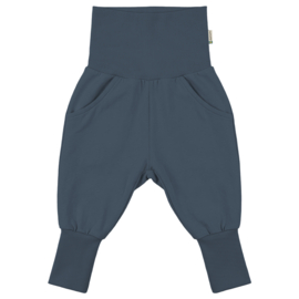 Broekje Waist Sweat Solid Blue | Maxomorra