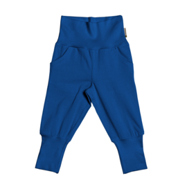 Broekje Rib Solid Blue | Maxomorra