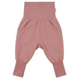 Broekje Waist Sweat Solid Pink | Maxomorra