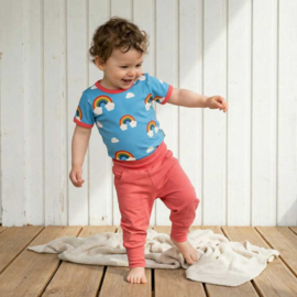 Broekje Rib Solid Red | Maxomorra