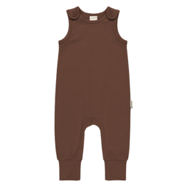 Speelpak Sweat Solid Brown | Maxomorra