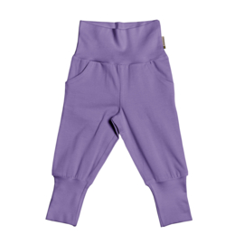 Broekje Rib Solid Purple | Maxomorra