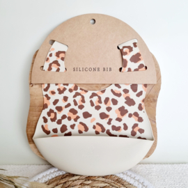 Siliconen slab Luipaard Beige | Rammelaartje