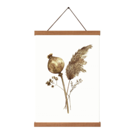 Droogbloemen poster - Dried Flowers