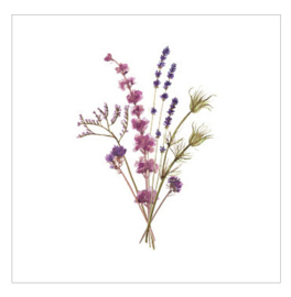 Cadeaukaartje - Lavendel (6 stuks)