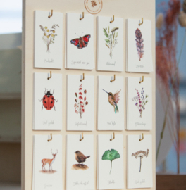 Display Cadeaulabels 'Nature's gift'