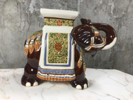 Vintage XL olifant bijzettafel