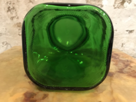 Vintage voorraadpotten groen glas