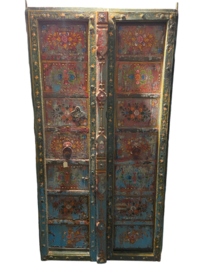 Kleurrijke Oosterse set deuren uit India.