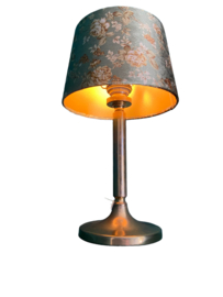 Vintage sfeerlamp / tafellamp met nieuwe lampenkap van Dutch Style.
