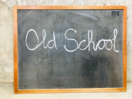 Groot vintage schoolbord