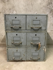 Industriële filing cabinet.