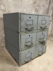 Industriële filing cabinet.