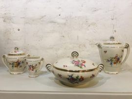 Brocante frans servies set Art Deco