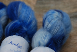 Gekamde Merino zijde - Wolk