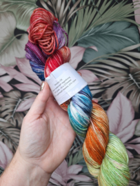 waterverf regenboog - merino DK