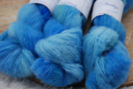 Gekamde Merino zijde - Spetters