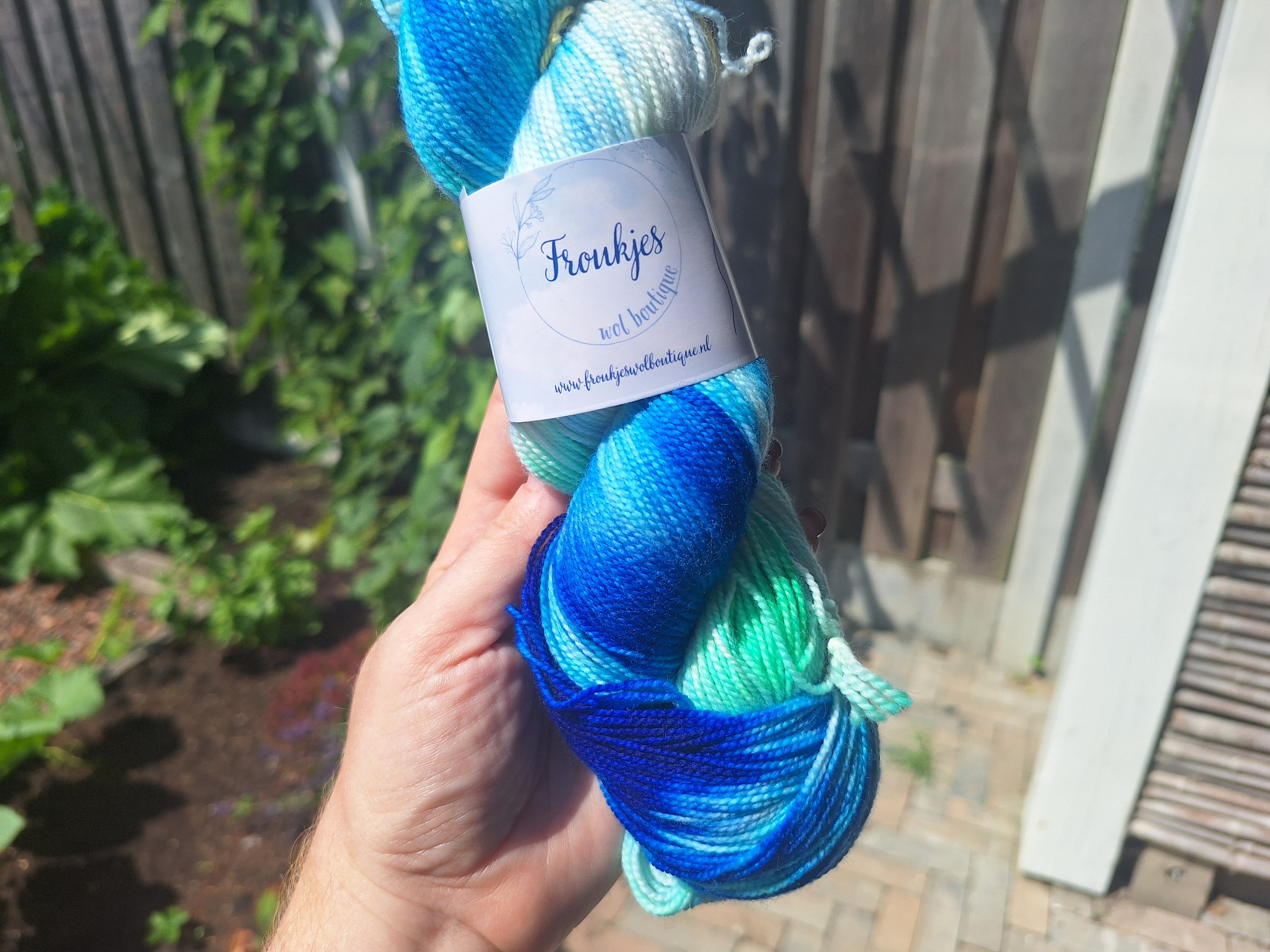 blau- merino sock