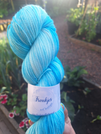 Water Blauw  - merino sock
