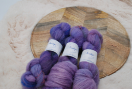 Gekamde Merino zijde - Lavendel
