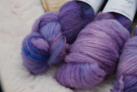 Gekamde Merino zijde - Lavendel