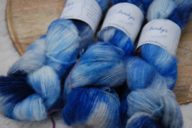 Gekamde Merino zijde - Wolk