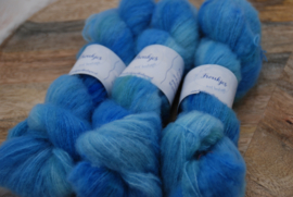Gekamde Merino zijde - Spetters