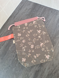 Roze bloemen Project bag