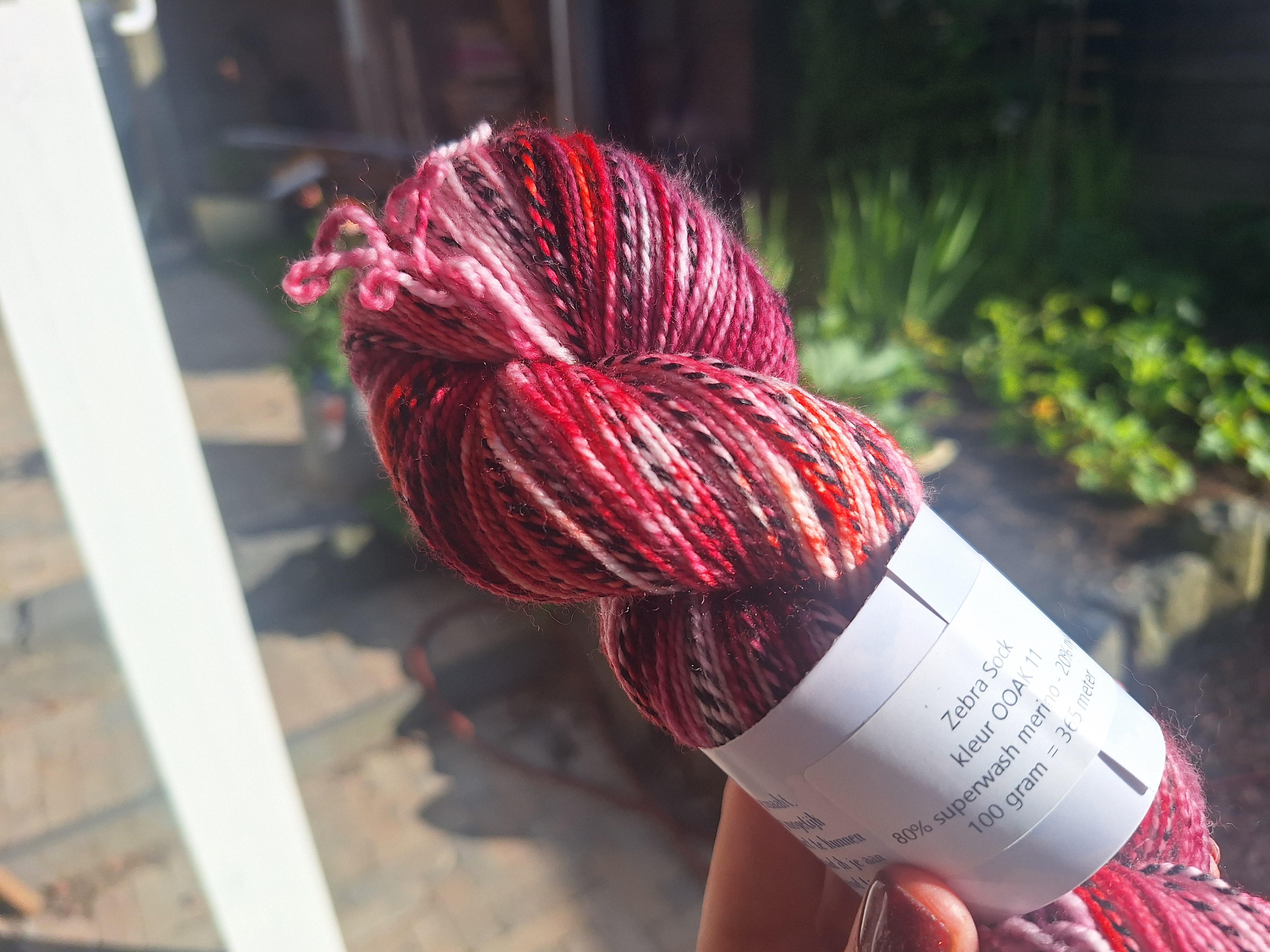 OOAK 11 - Zebra Sock