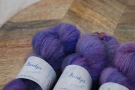Gekamde Merino zijde - Lavendel