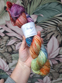 waterverf regenboog - merino DK