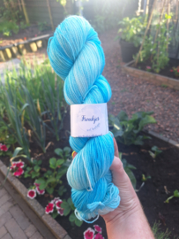 Water Blauw  - merino sock