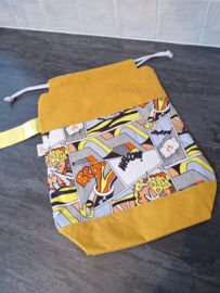 gele strip Project bag