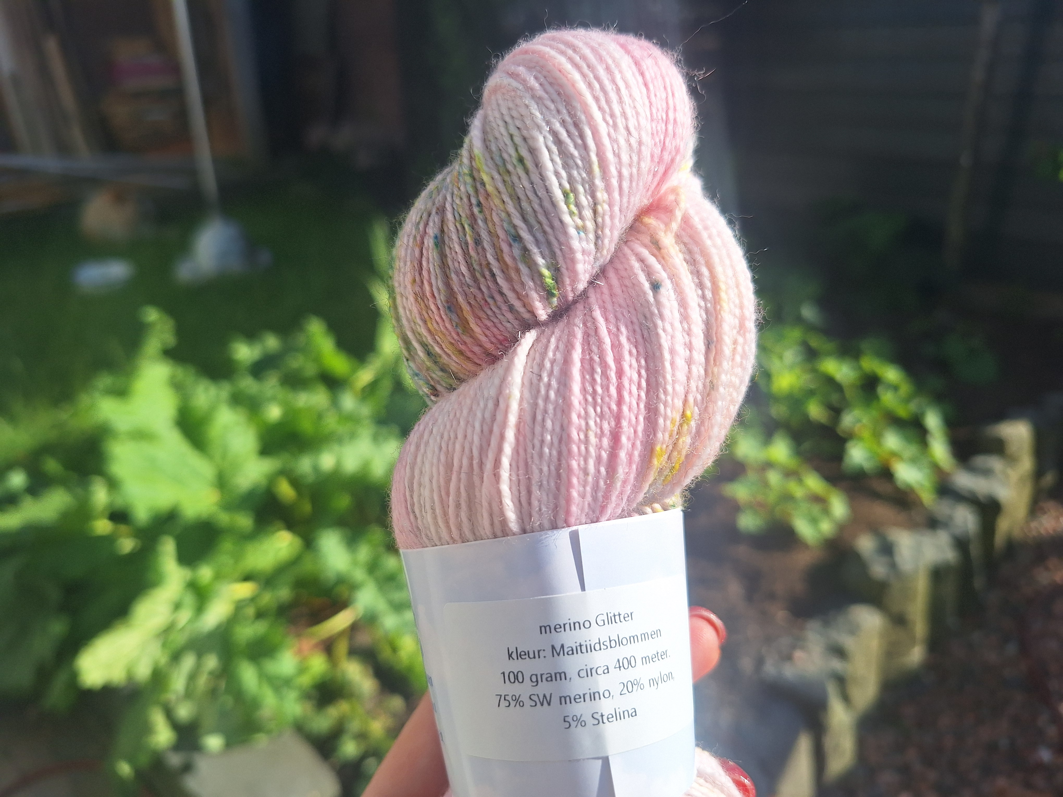 maitiidsblommen - Merino Glitter