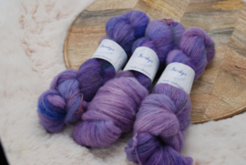 Gekamde Merino zijde - Lavendel
