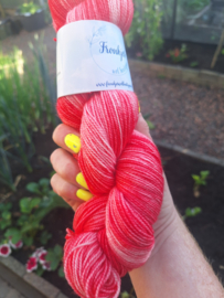 Aardbeien rood  - merino sock