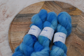 Gekamde Merino zijde - Spetters