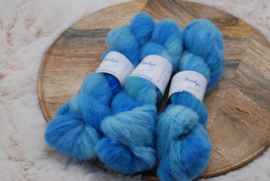 Gekamde Merino zijde - Spetters