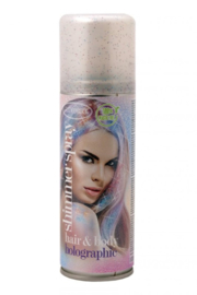 Glitterspray holographic | voor lichaam en haar | 100 ml