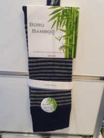 Boru Bamboo D.Blauw/Gijs smalle streep