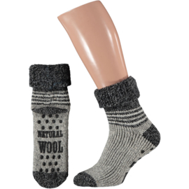 Heren Wol sokken Grijs/Antraciet