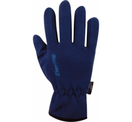 Fleece handschoenen blauw