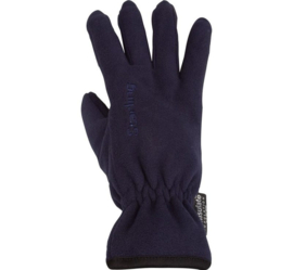 Fleece handschoenen d.blauw
