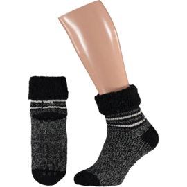 Heren Wol sokken Zwart/Antraciet