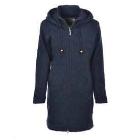 Damesvest Lang Marineblauw wjk-1709