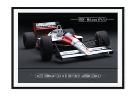 McLaren MP 4/4 Ayrton Senna Poster