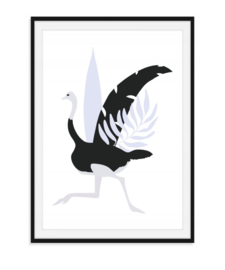 Jungle poster - Struisvogel