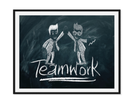 Teamwork - Kantoor poster